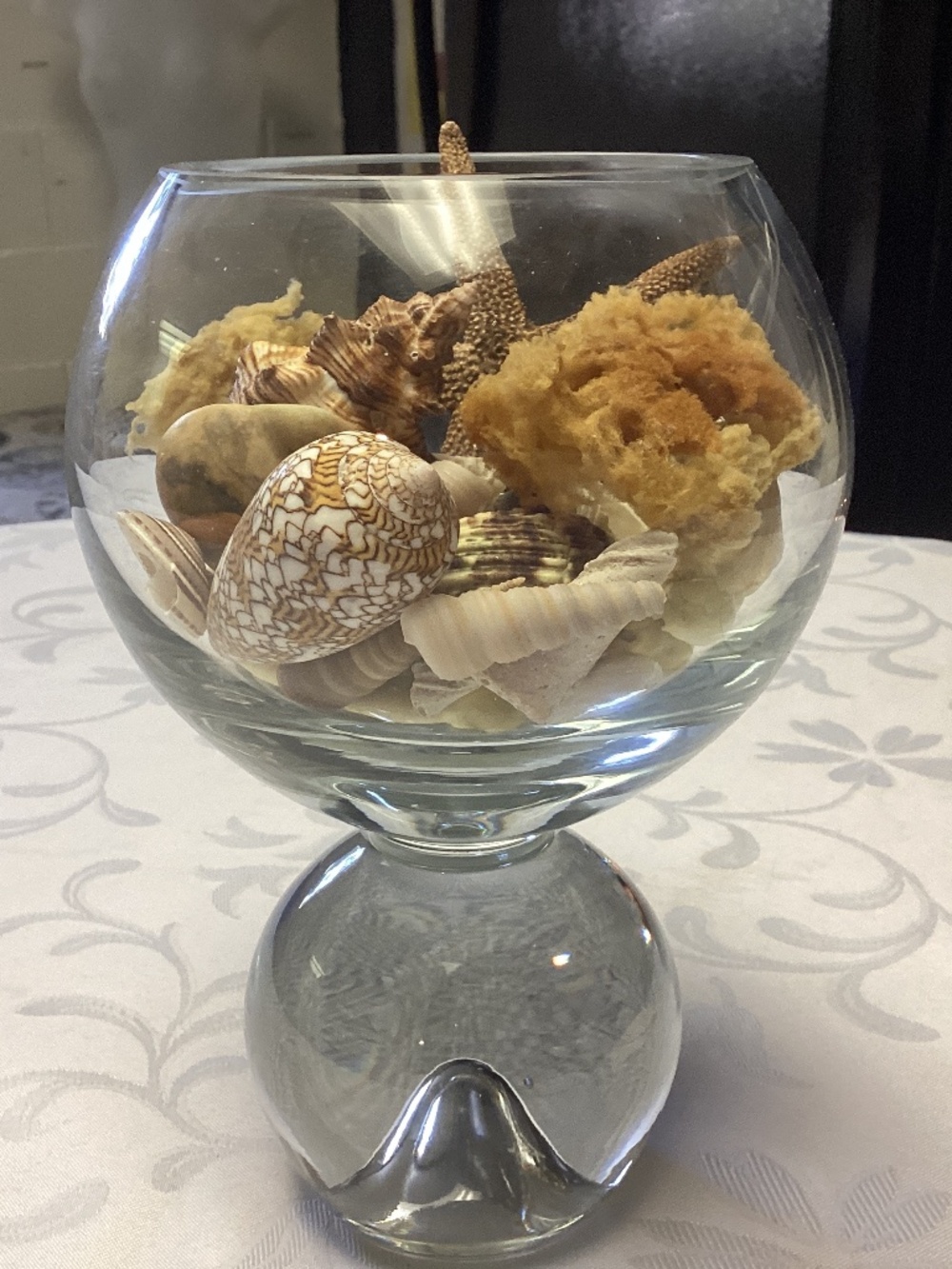 COASTAL shall collection an incredible glass vase 5 pounds oh my goodness